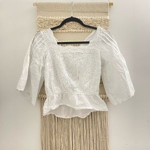 Zara White Top